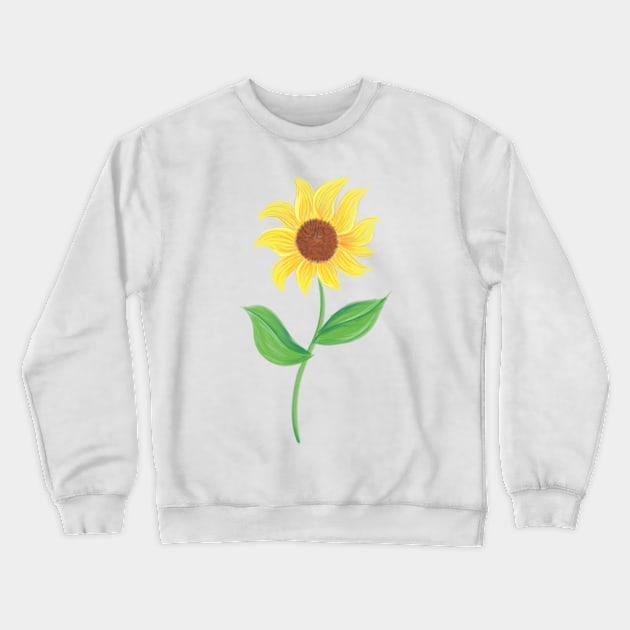 Sunflower Crewneck Sweatshirt by Orange-C